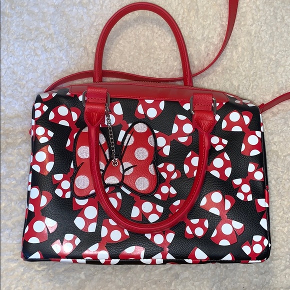 Disney Handbags - Disney Store Minnie Mouse Bow Satchel